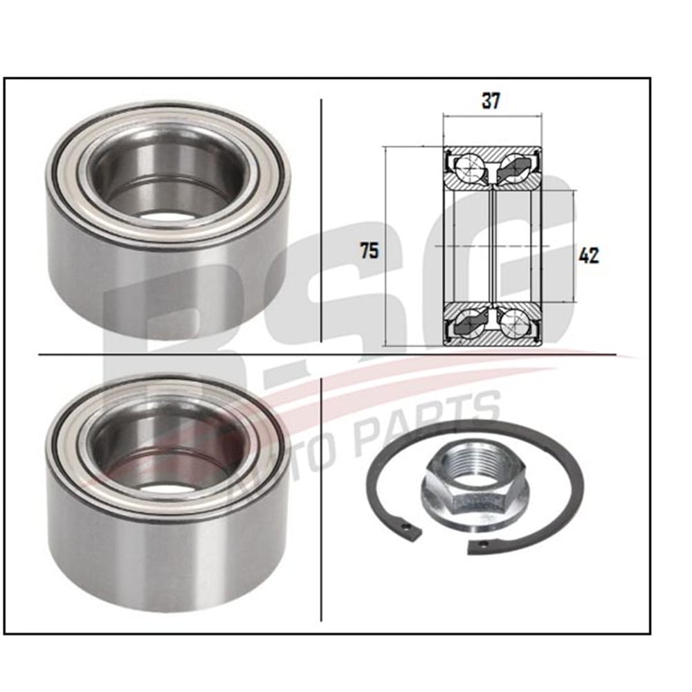 BSG 15-605-016 - Teker Rulmani Arka - Bmw E81-e82-e87-e88-e90-e91-e92-e93-z4 E85-z4 E86