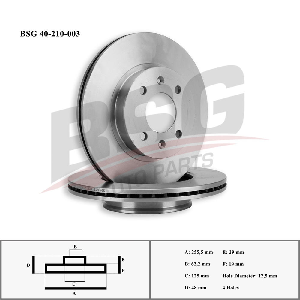 BSG 40-210-003 - Fren Diski Ön - Kore Getz
