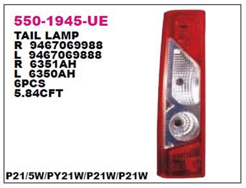 BSG 70-805-039 - Stop Lambasi Sol - Psa Expert Iii /jumpy Iii /scudo