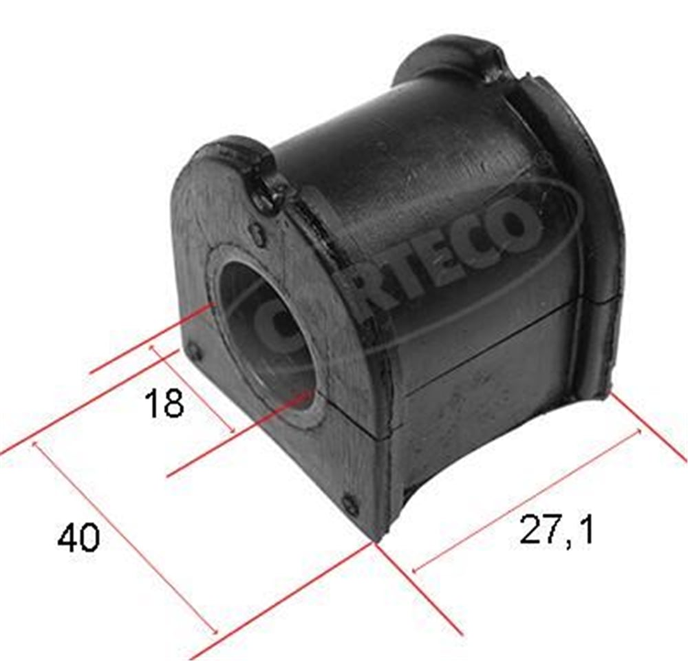 CORTECO 80000474 - Viraj Demir Lastigi Ön - Ford Transit M-12