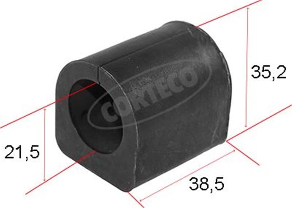 CORTECO 80005442 - Viraj Demir Lastigi Arka - Vw Lt-sprinter