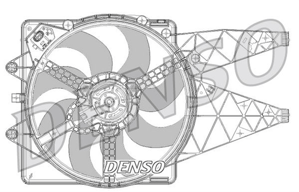 DENSO DER09094 - Fan Motoru - Fiat G.punto