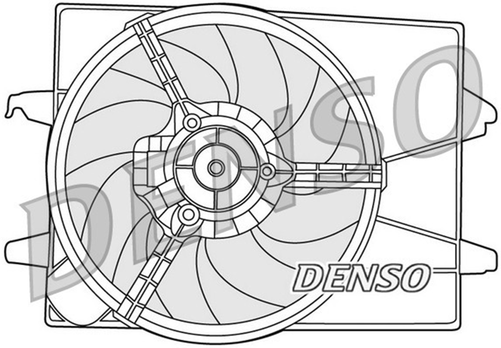 DENSO DER10003 - Fan Motoru - Ford Fiesta V Fusion Mazda Ii Iii