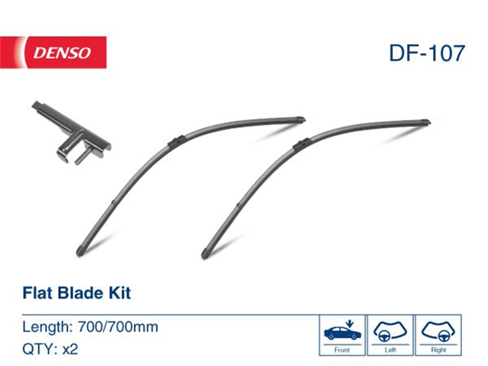 DENSO DF-107 - Silecek Süpürgesi Ön Takim - Vw Sharan-galaxy-alhambra