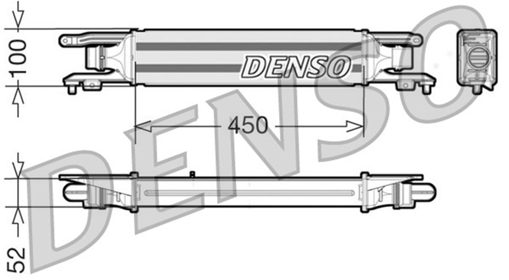 DENSO DIT20001 - Turbo Radyatörü - Opel Corsa D