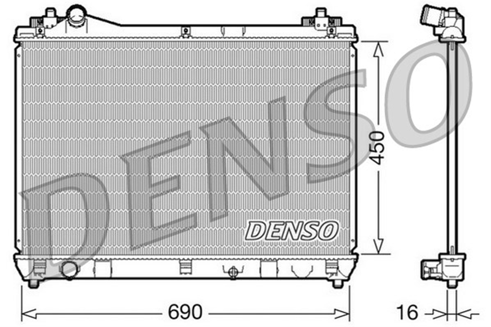 DENSO DRM47016 - Su Radyatörü - Japon Grand Vitara (jt)
