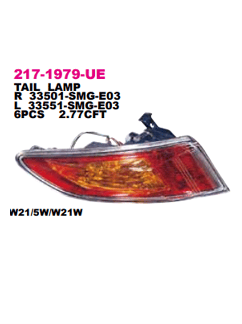DEPO 217-1979L-UE - Stop Lambasi Dis Sol - Japon Civic (fk) Hb 5 Kapi