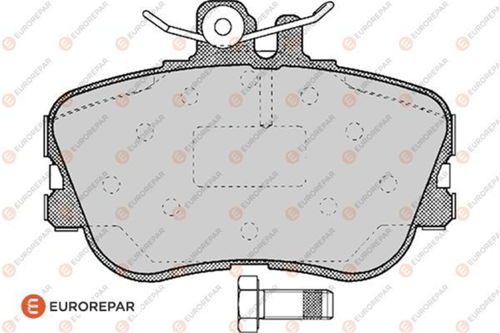 EUROREPAR 1617252580 - Fren Balatasi Ön - Mercedes W202