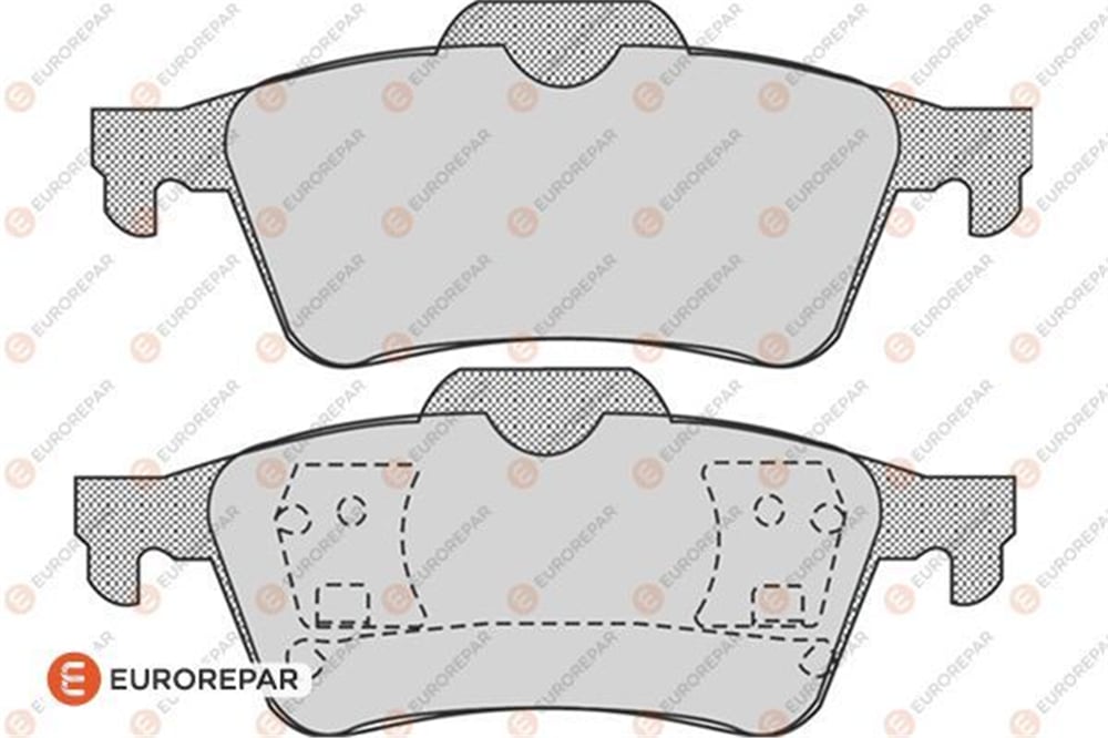EUROREPAR 1617257880 - Fren Balatasi Arka - Opel Vectra C/focus/citroen/mazda/renault/saab/volvo