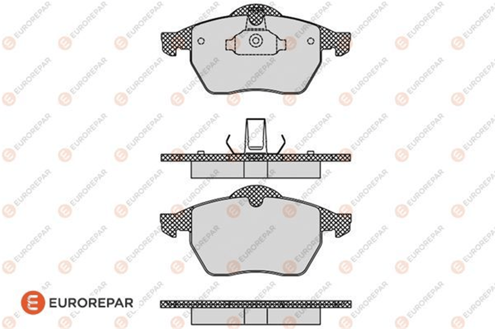 EUROREPAR 1617260480 - Fren Balatasi Ön - Opel Vectra B