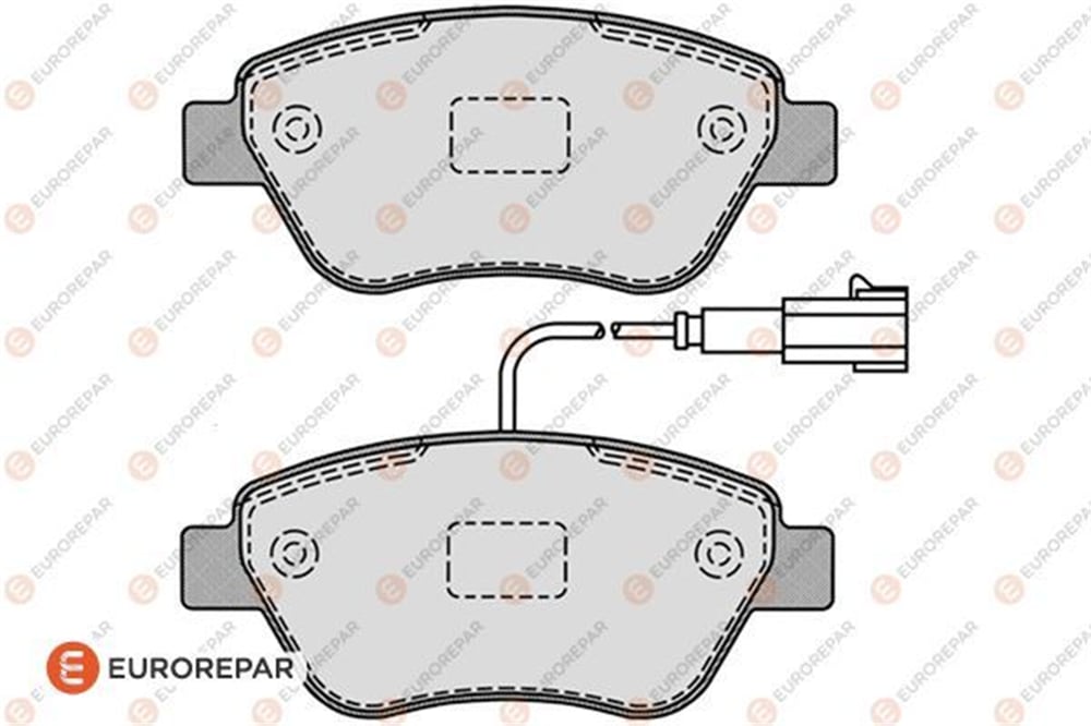 EUROREPAR 1617262180 - Fren Balatasi Ön - Fiat Linea/doblo/fiorino/g.punto/corsa/nemo-ford Ka