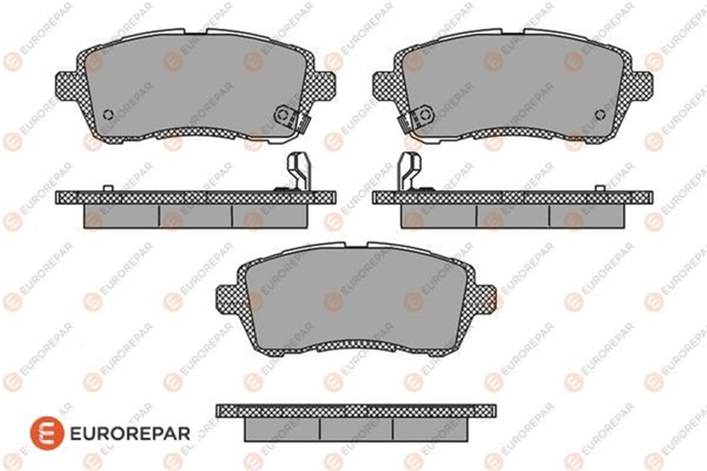 EUROREPAR 1617268780 - Fren Balatasi Ön - Japon Swift (nz) : Swift (az) 17- : Baleno (fw) 16- : Mazda 2 (de) 07-14