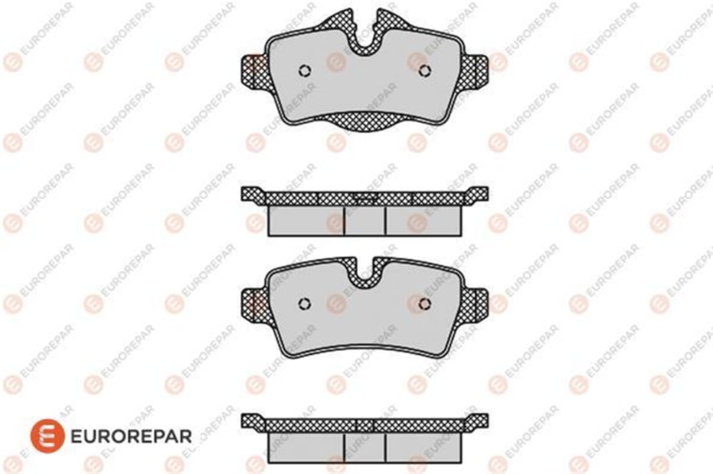 EUROREPAR 1617276980 - Fren Balatasi Arka - Bmw Mini R55-r56-r57-r58-r59