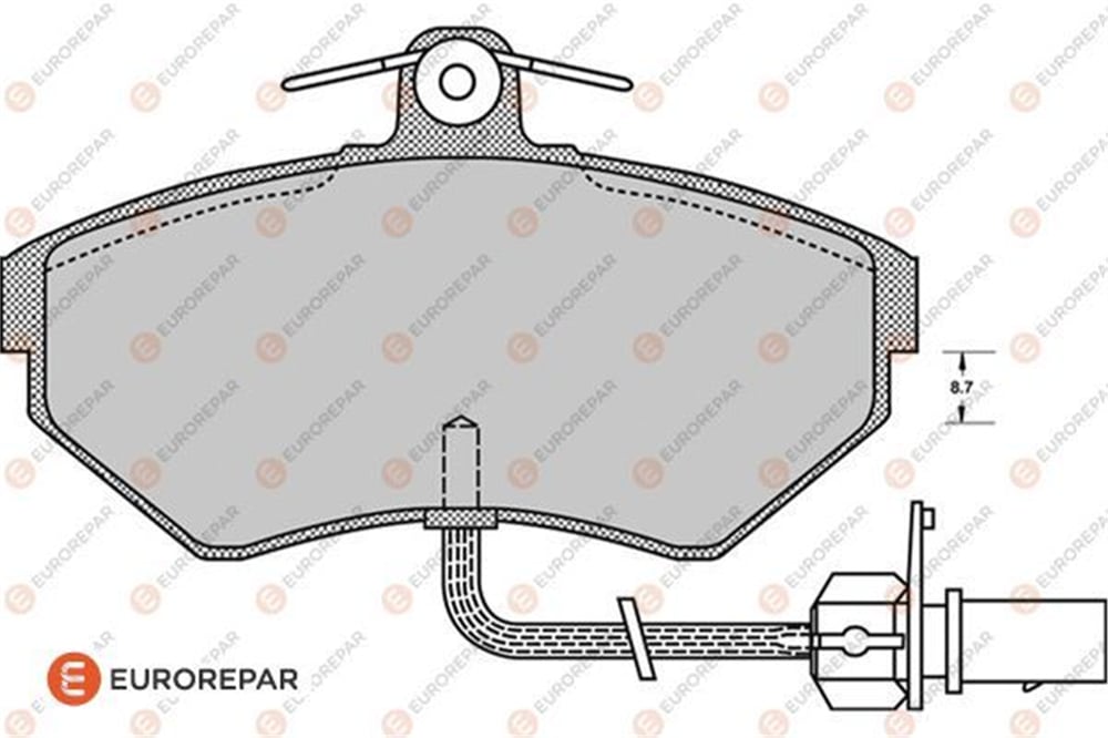 EUROREPAR 1617278580 - Fren Balatasi Ön - Vw Passat-a4