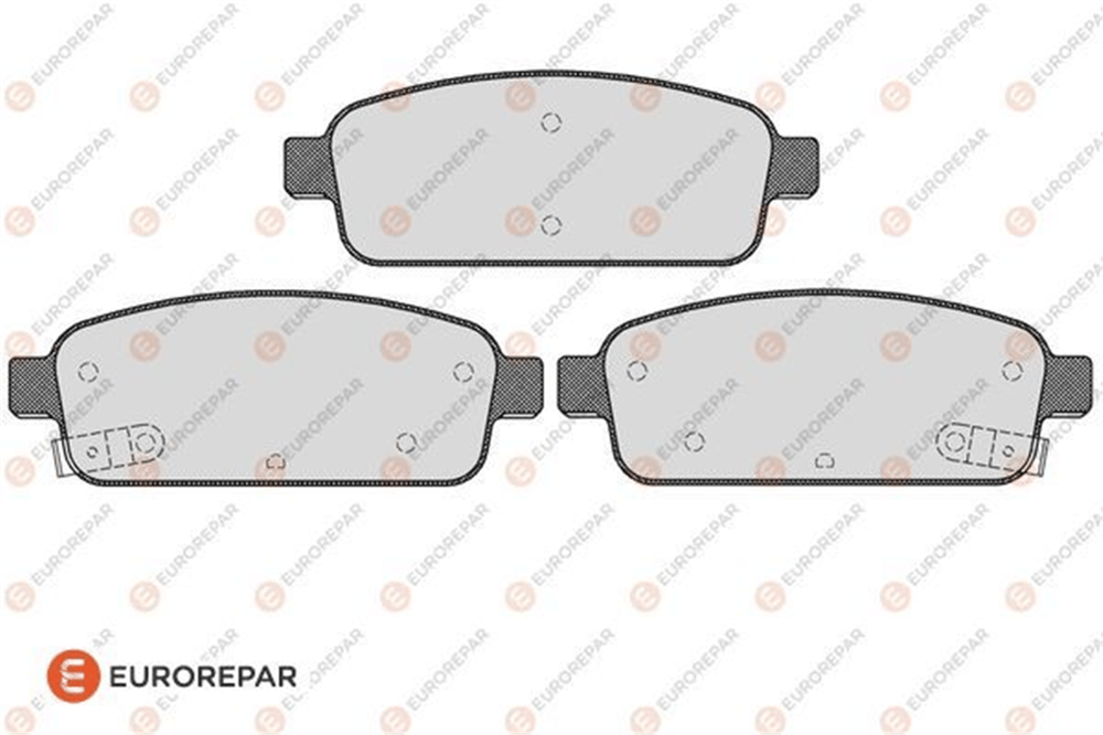 EUROREPAR 1617287080 - Fren Balatasi Arka - Opel Astra J Mokka Cruze Aveo T300 Zafira C Trax