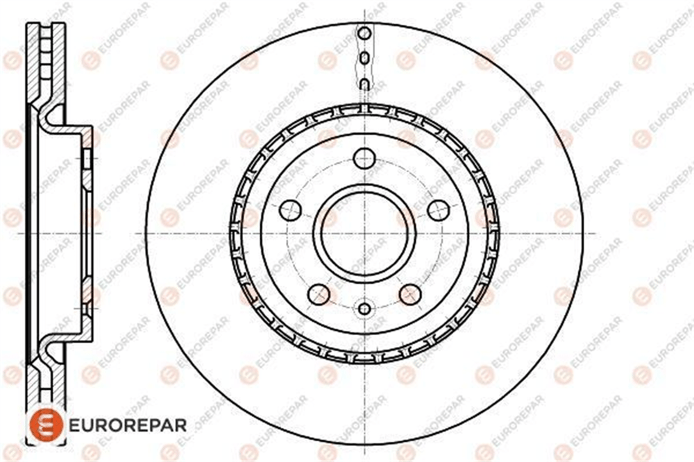 EUROREPAR 1622807980 - E1frbrdisc - Opel 