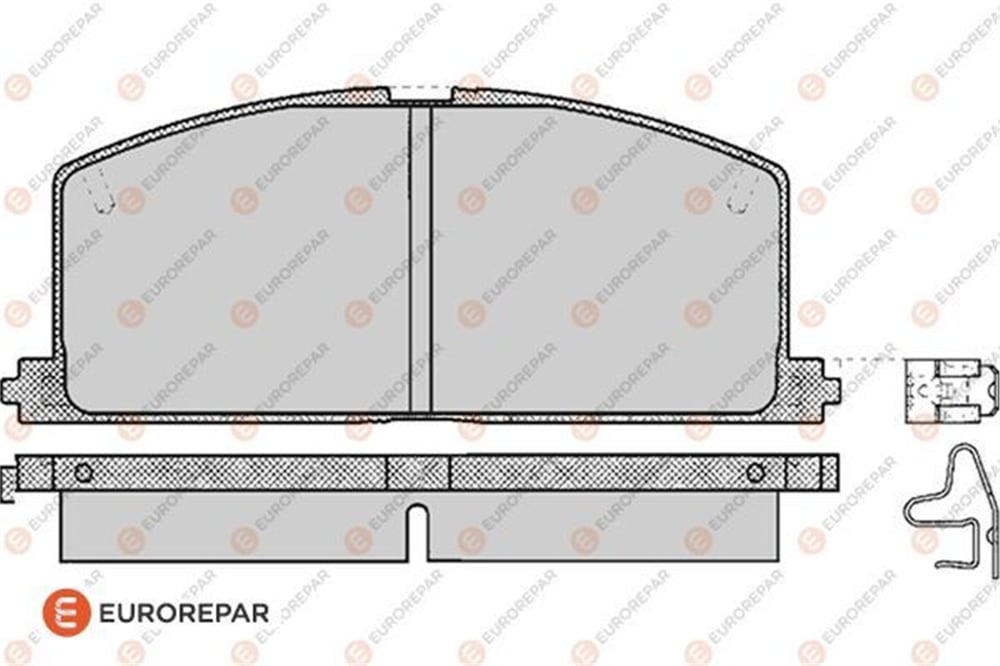 EUROREPAR 1623057780 - Fren Balatasi Arka - Japon Avensis (t22)