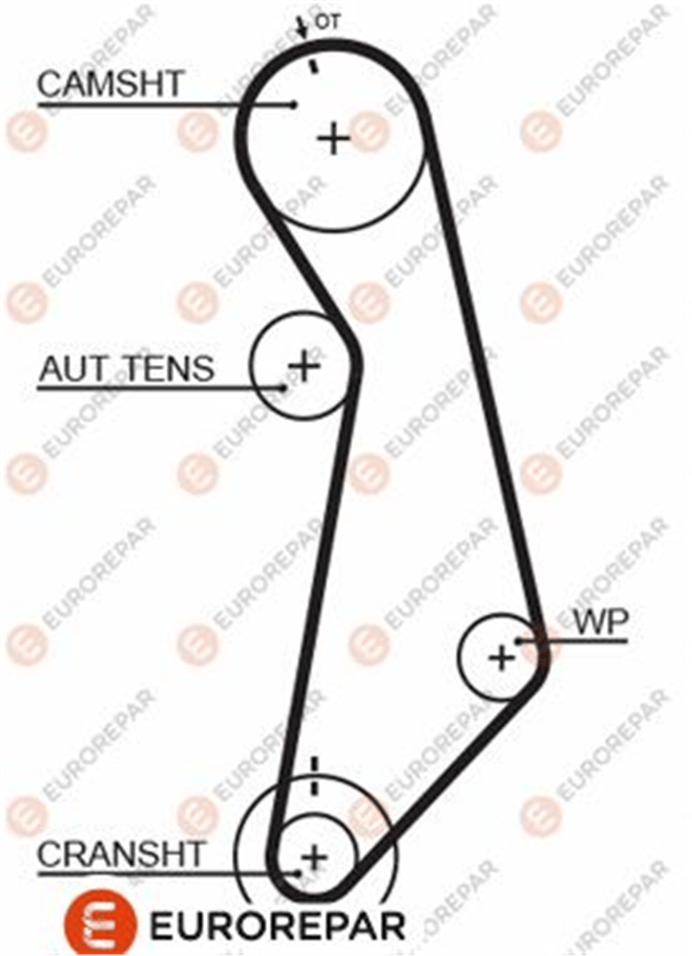 EUROREPAR 1633129880 - Triger Kayisi - Vw Golf4-golf5-bora-jetta-a3-toledo