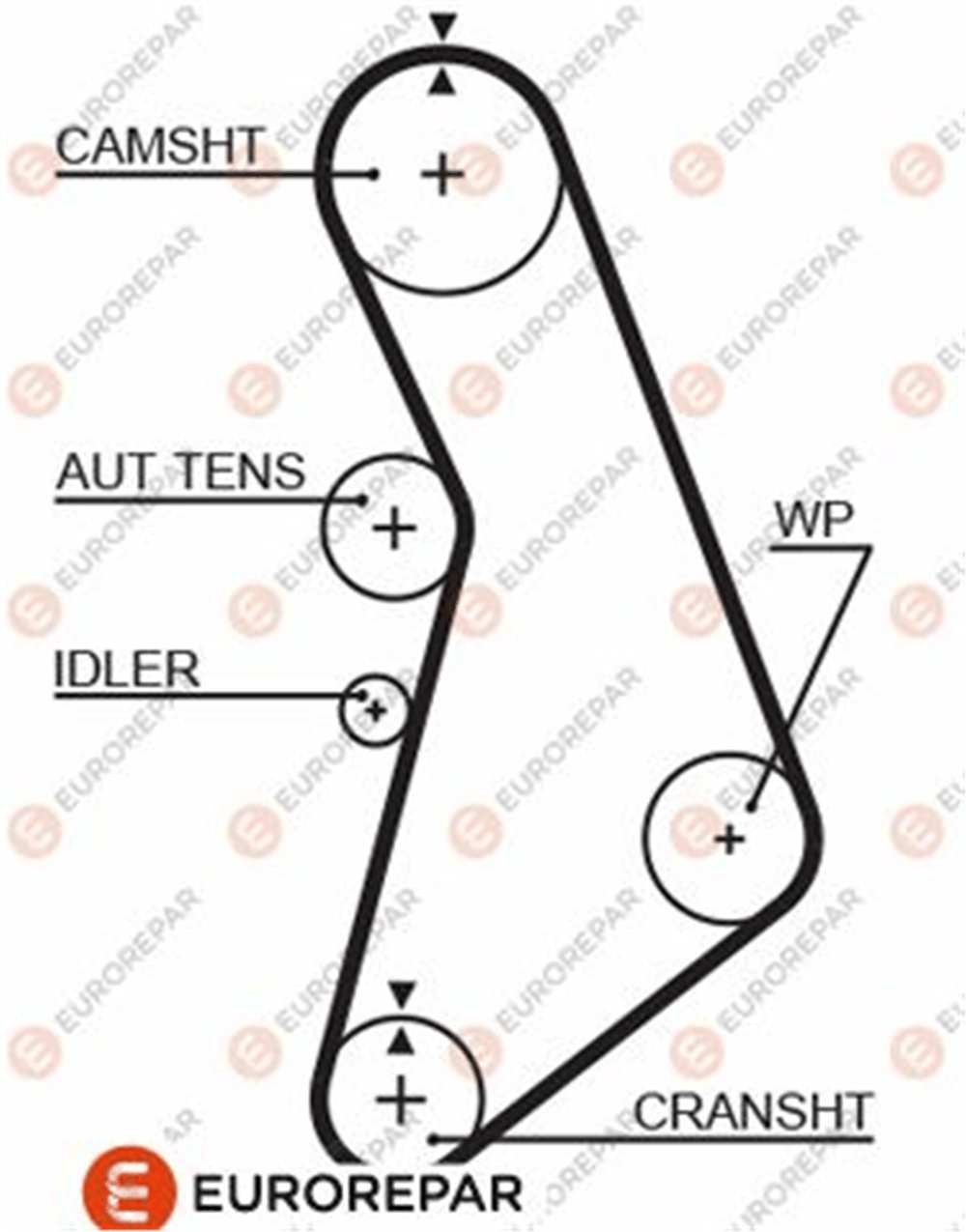 EUROREPAR 1633134780 - Triger Kayisi - Vw Golf4-bora-passat-a3-toledo