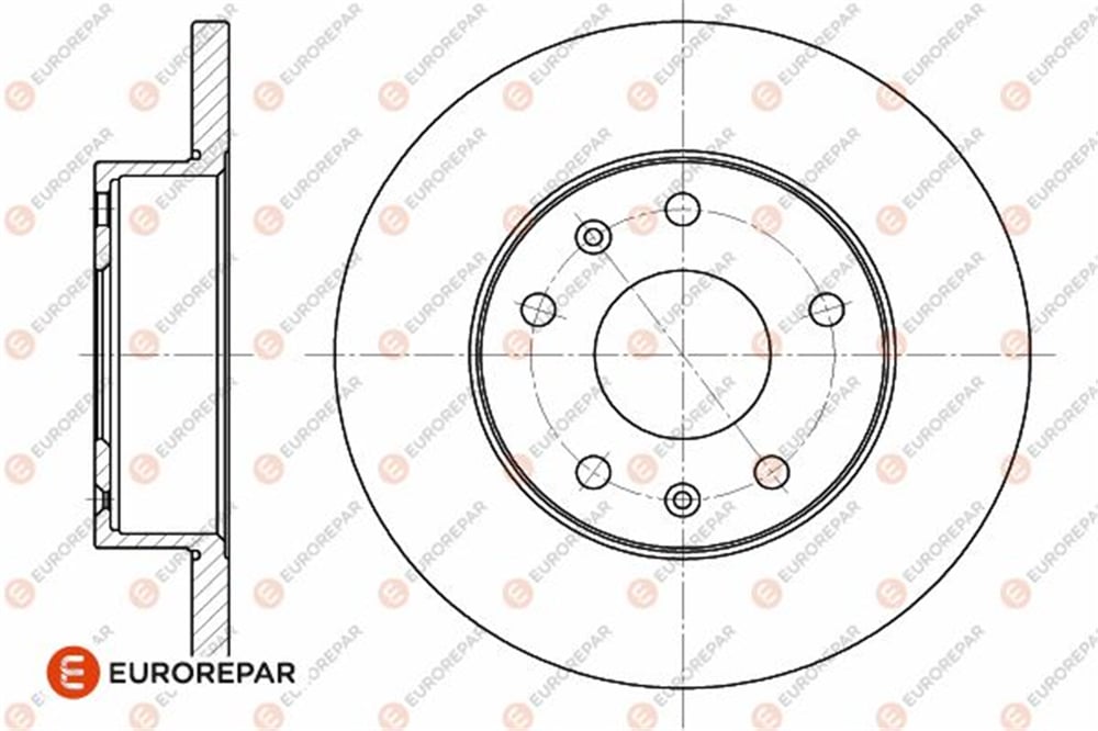 EUROREPAR 1642756480 - Fren Diski Ön - Bmw Freelander 1