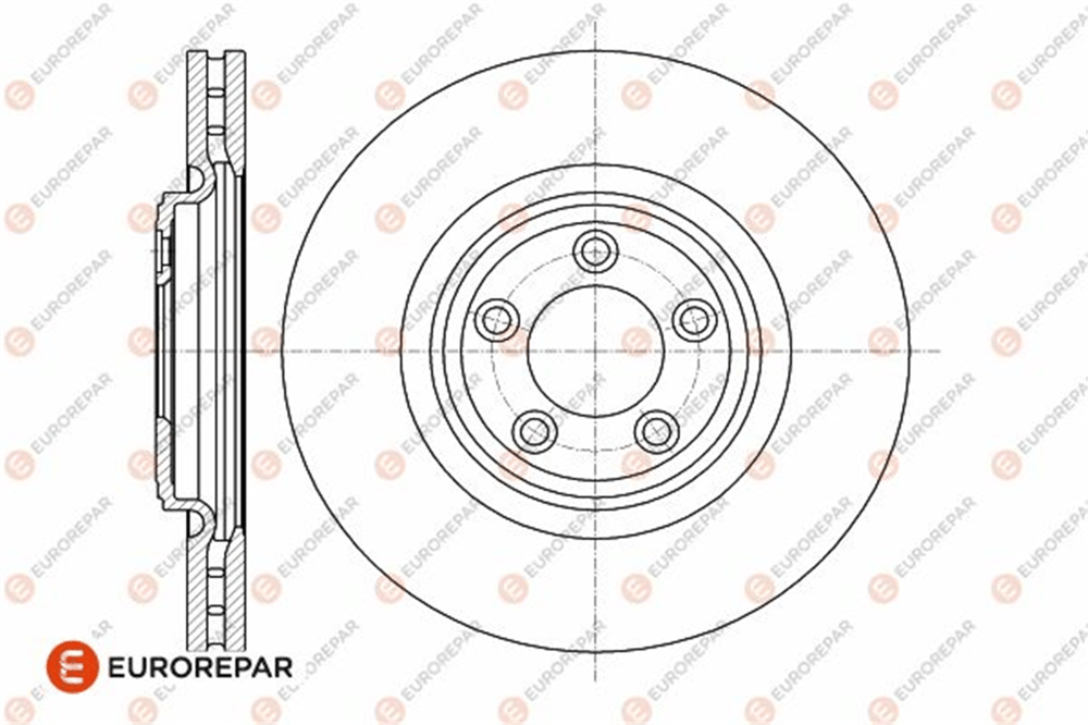 EUROREPAR 1642759480 - Fren Diski Ön - Bmw Xf I - S-type Ii 200-250