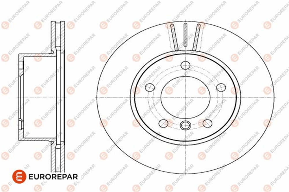 EUROREPAR 1642760580 - Fren Diski Ön - Bmw E81-e87-e87 Lci