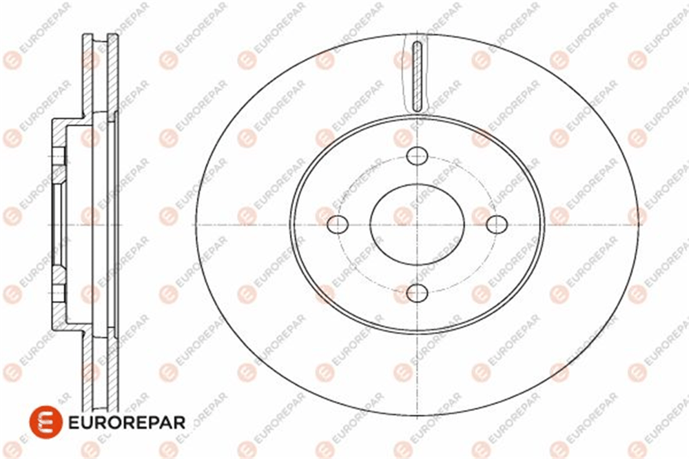 EUROREPAR 1642764480 - Fren Diski Ön - Ford Focus St170