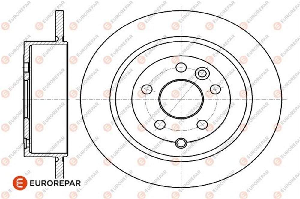 EUROREPAR 1642768080 - Fren Diski Arka - Bmw Freelander 2