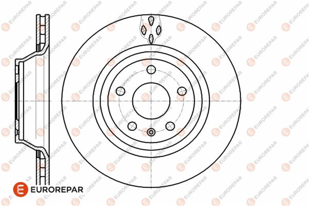 EUROREPAR 1642770280 - Fren Diski Arka - Vw Audi Tt