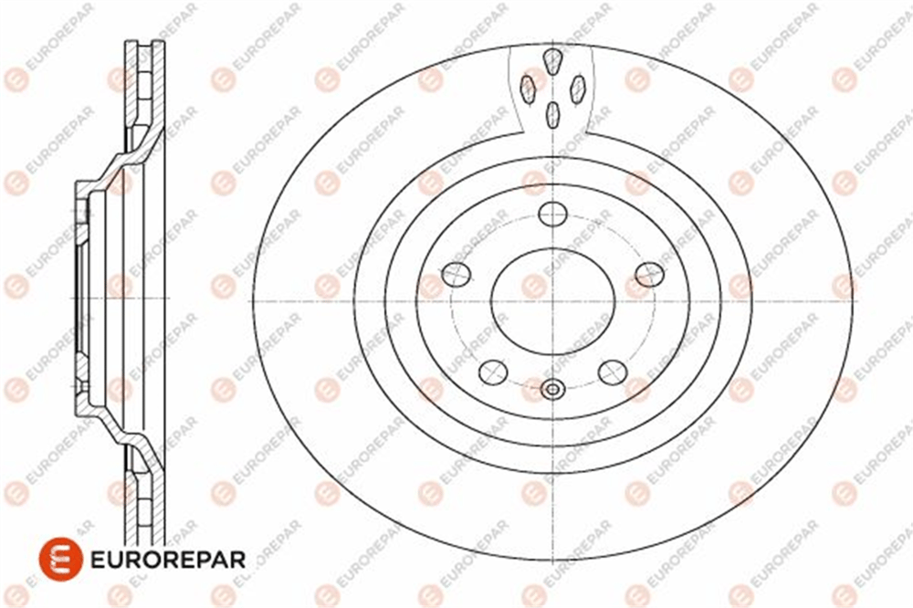 EUROREPAR 1642770580 - Fren Diski Arka - Vw A6