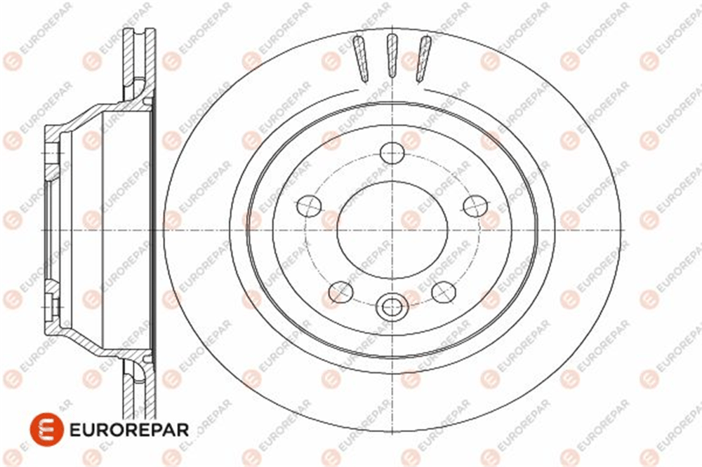 EUROREPAR 1642777080 - Fren Diski Arka - Vw Touareg