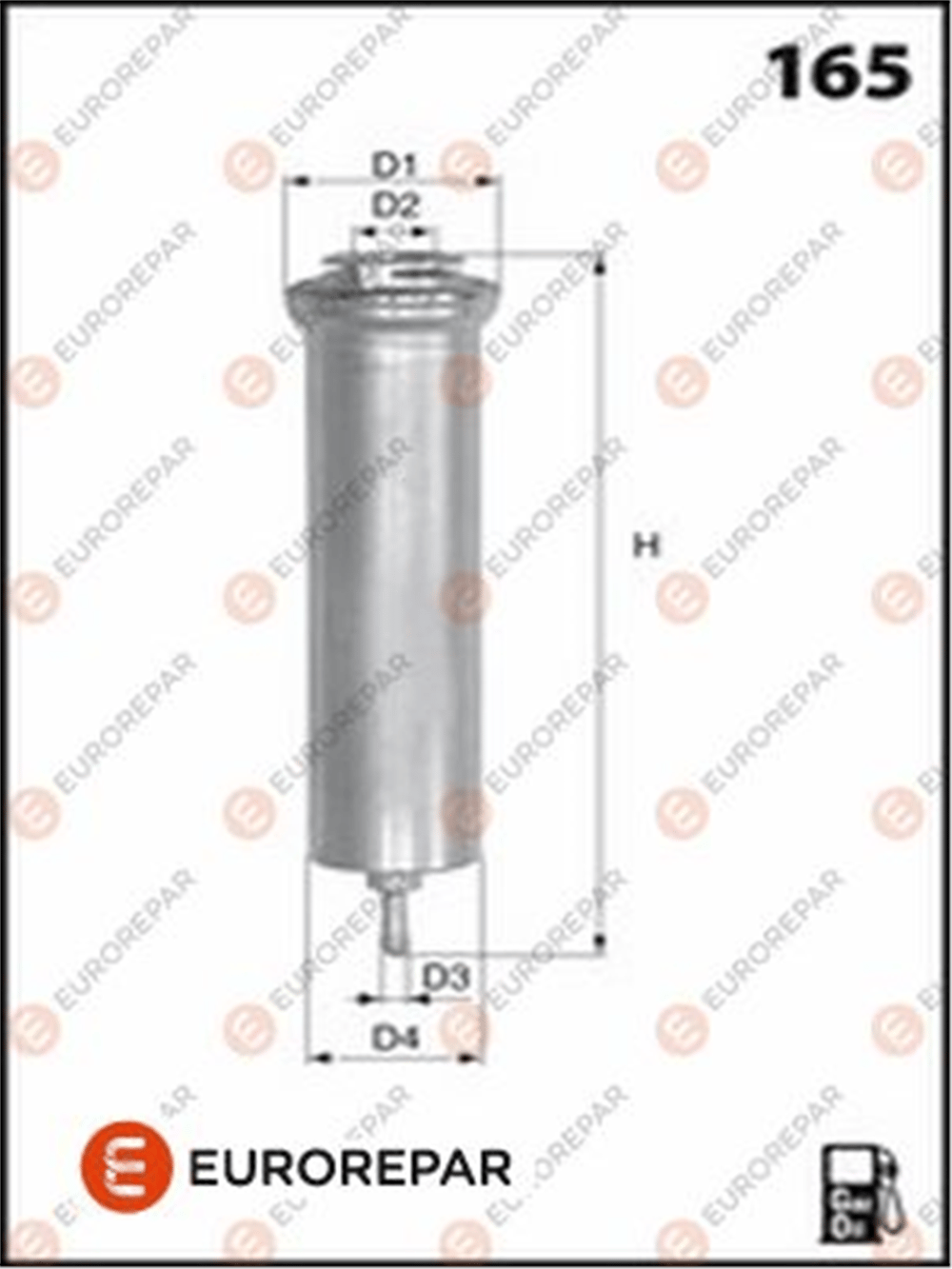 EUROREPAR 1643624680 - Yakit Filtresi - Bmw E81-e82-e87-e88-e90-e92-e93-e60-e61-e63-e64-e65-e66-f06-f07-f10-f11-f12-f13-f01-f02-x3 E83-x5 E70-x5 F15-x6 E71-x6 F16