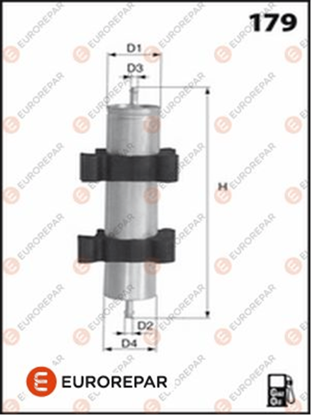 EUROREPAR 1643629180 - Yakit Filtresi - Vw A4-a5-q5