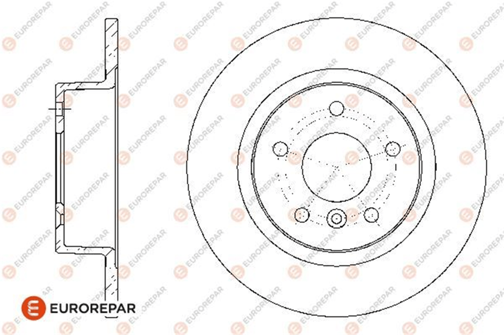 EUROREPAR 1667852580 - Fren Diski Arka - Bmw Land Rover Range Rover-discovery Ii-iii
