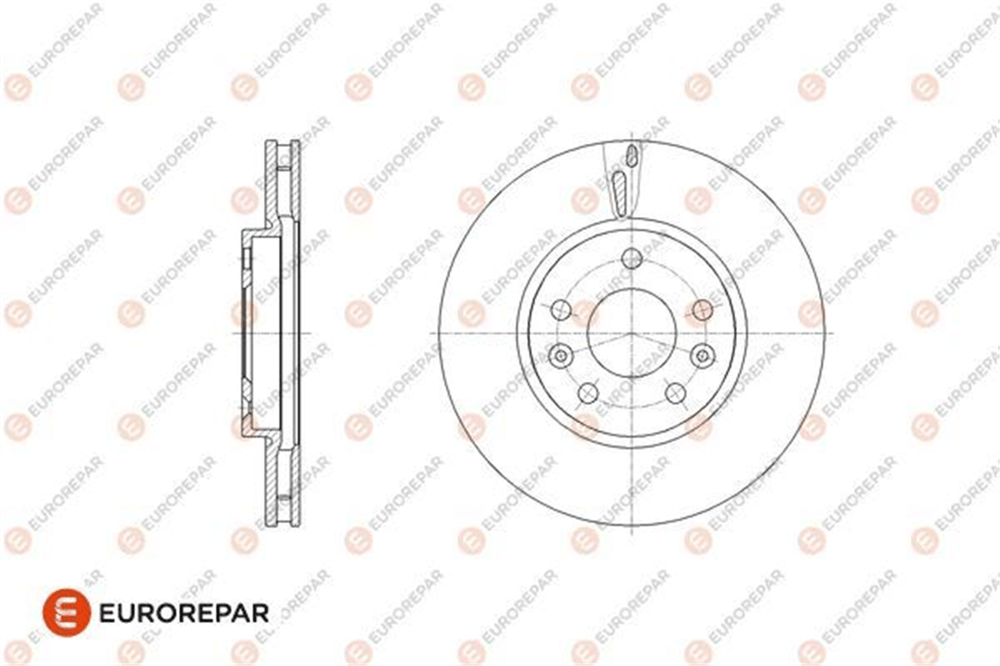 EUROREPAR 1676011180 - Fren Diski Ön - Psa Megane Iv / Talisman / Captur / Qashqai