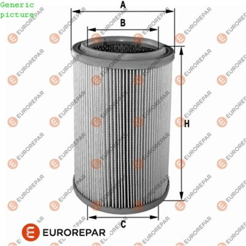 EUROREPAR 1680328480 - Hava Filtresi - Fiat 