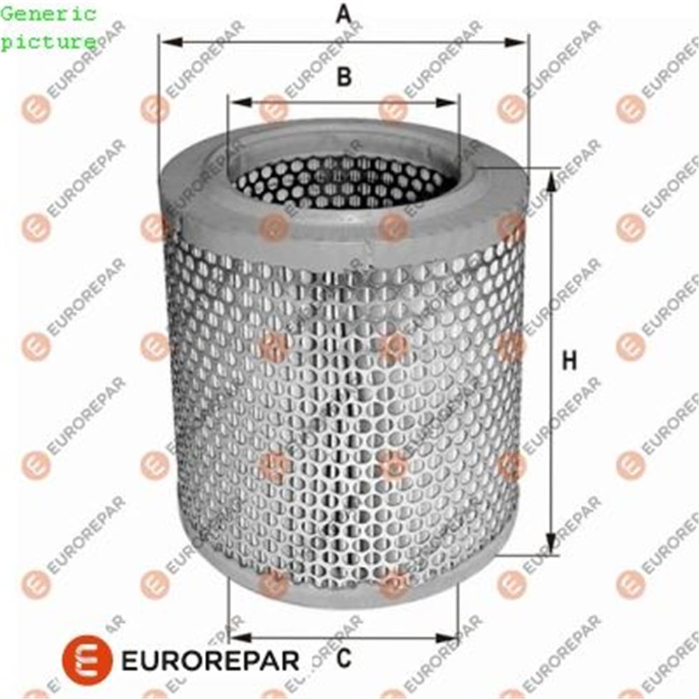 EUROREPAR 1680333380 - Hava Filtresi - Ford Renault R-12