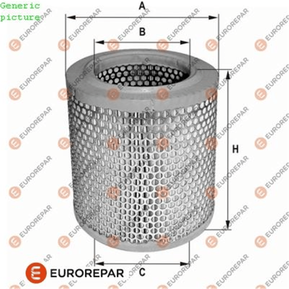 EUROREPAR 1680338180 - Hava Filtresi - Fiat 