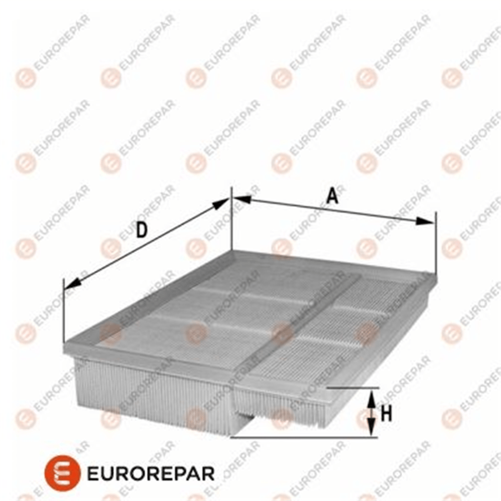 EUROREPAR 1680341380 - Hava Filtresi - Mercedes W202-163