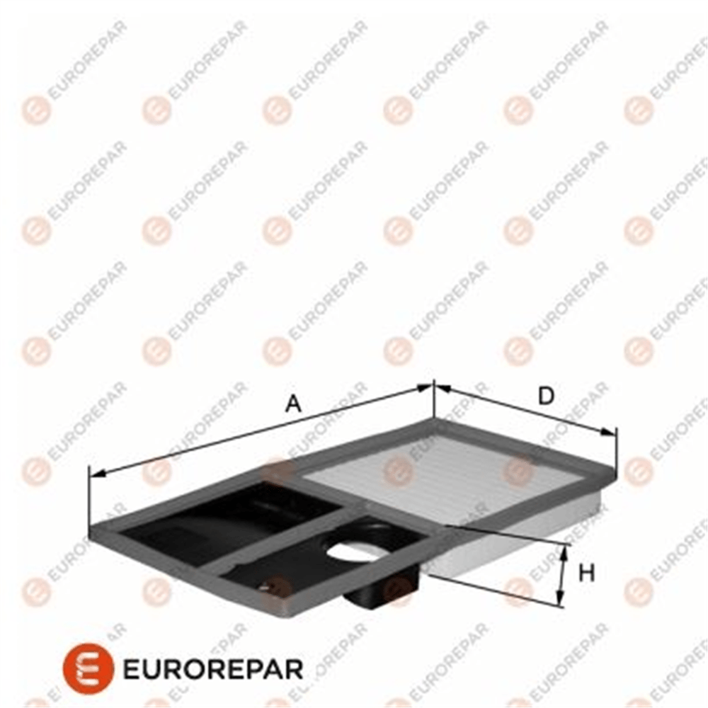 EUROREPAR 1680350480 - Hava Filtresi - Vw Polo-cordoba-ibiza-fabia-a1