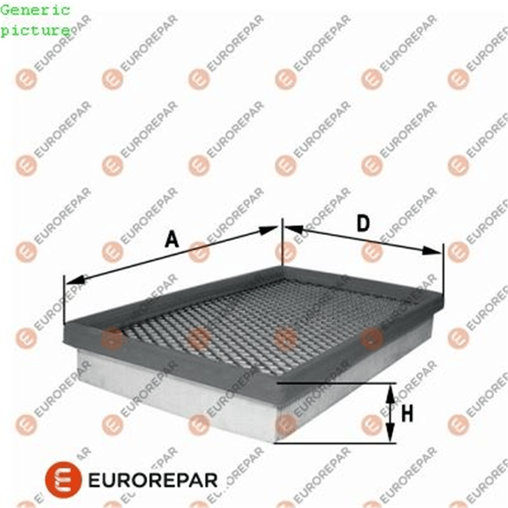 EUROREPAR 1680352580 - Hava Filtresi - Psa 