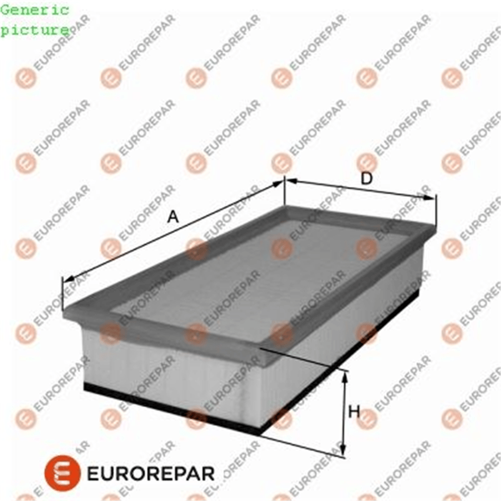 EUROREPAR 1680353580 - Hava Filtresi - Ford Focus / Connect