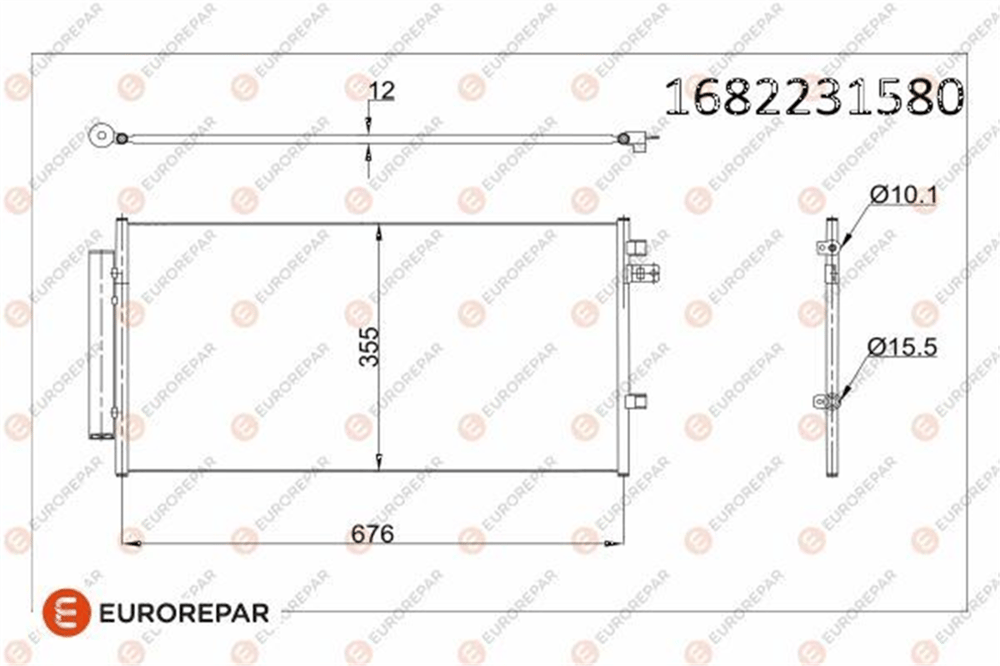 EUROREPAR 1682231580 - Radyator - Fiat 