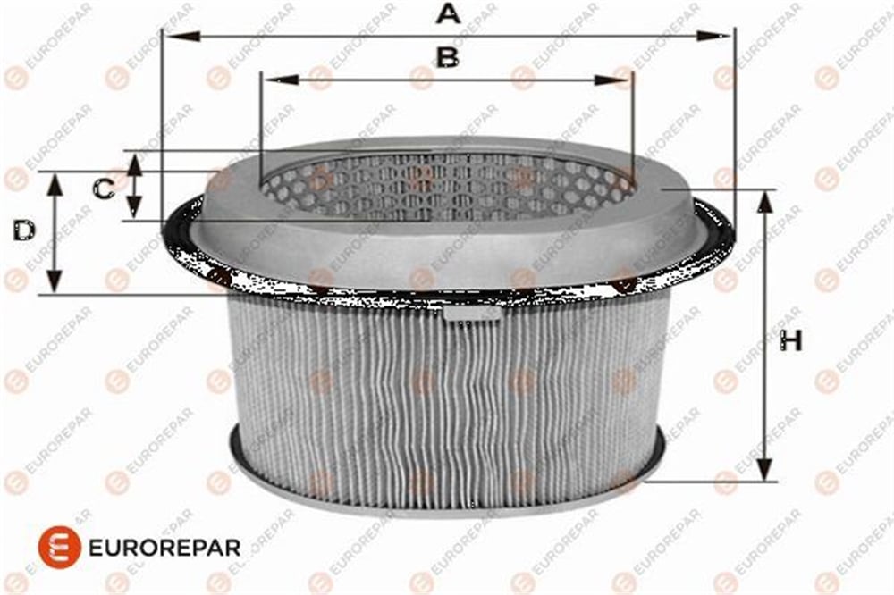 EUROREPAR 1682269780 - Hava Filtresi - Kore Elantra/sonata/starex/santamo