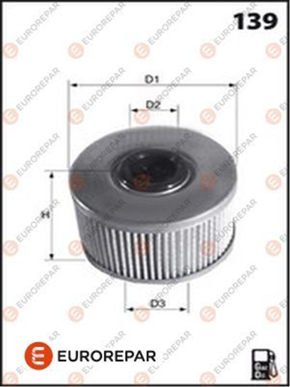 EUROREPAR E148117 - Yakit Filtresi - Renault Kango/clio