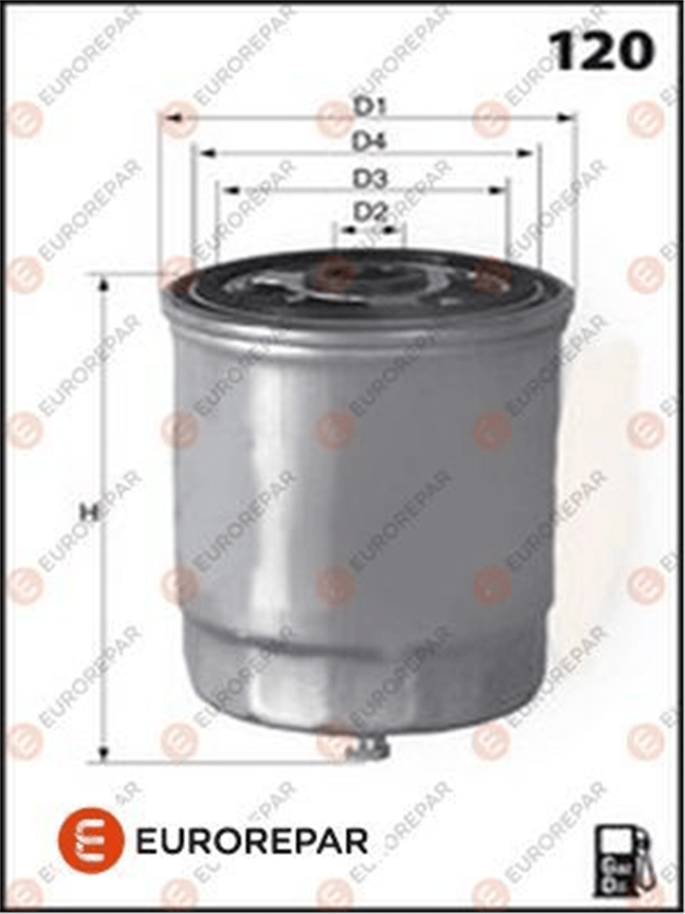 EUROREPAR E148131 - Yakit Filtresi - Fiat Doblo/ducato/sorento/starex/h1/boxer/alfa 147