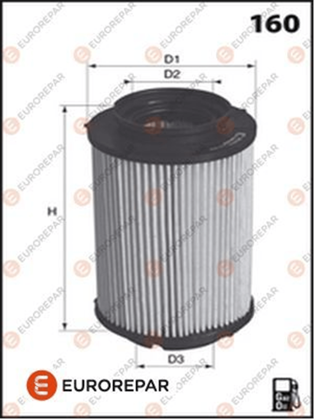 EUROREPAR E148140 - Yakit Filtresi - Vw Caddy-passat-golf5-a3-leon