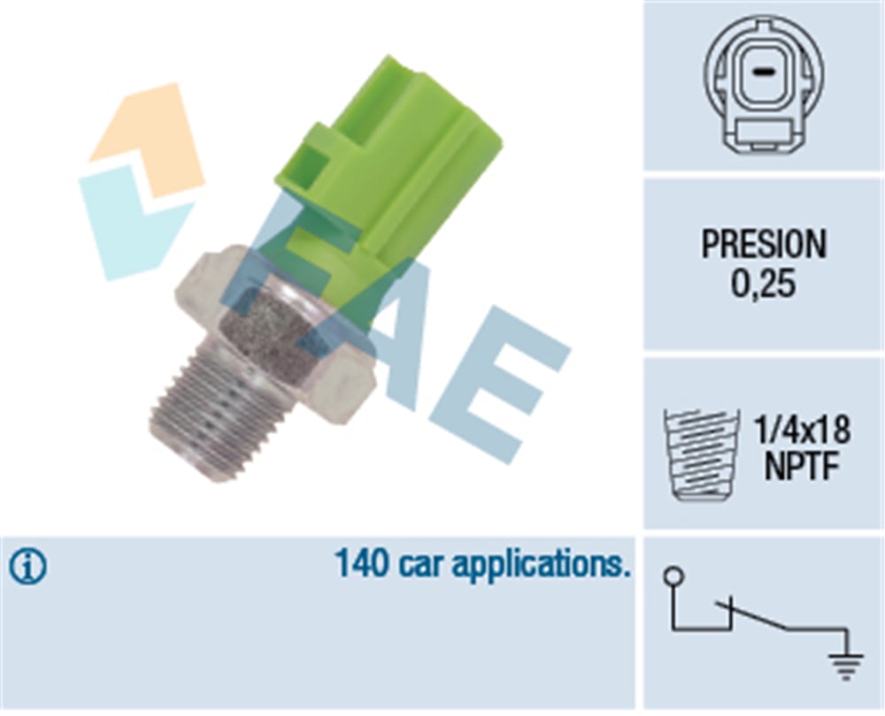 FAE 12613 - Yag Basinç Müsürü - Ford Focus/connect/v-184