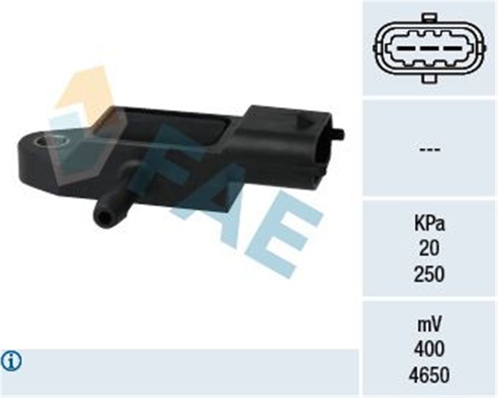 FAE 15106 - Turbo Basinç Sensörü - Renault Clio Ii/ Kangoo /megane I /scenic I /logan /sandero/trafic Ii