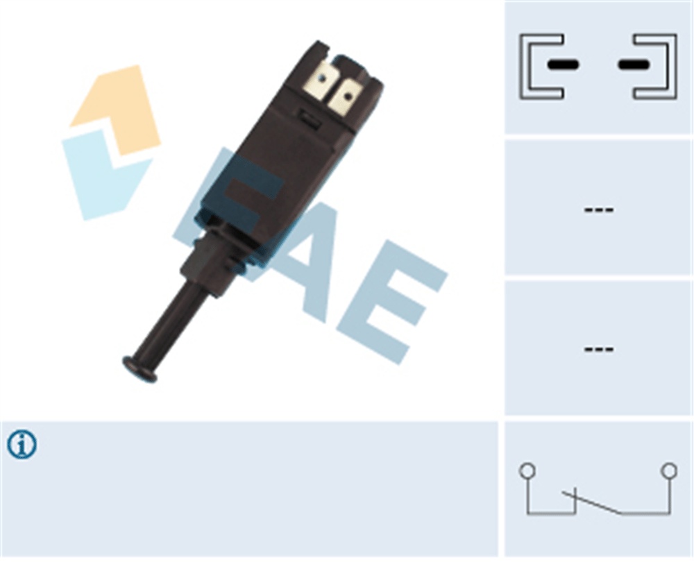 FAE 24420 - Fren Pedal Müsürü - Vw Golf2-golf3-t4-a3